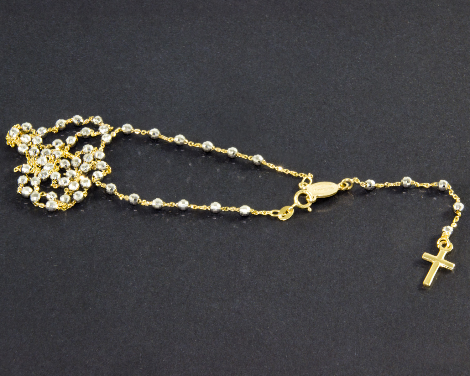 18k gold rosary
